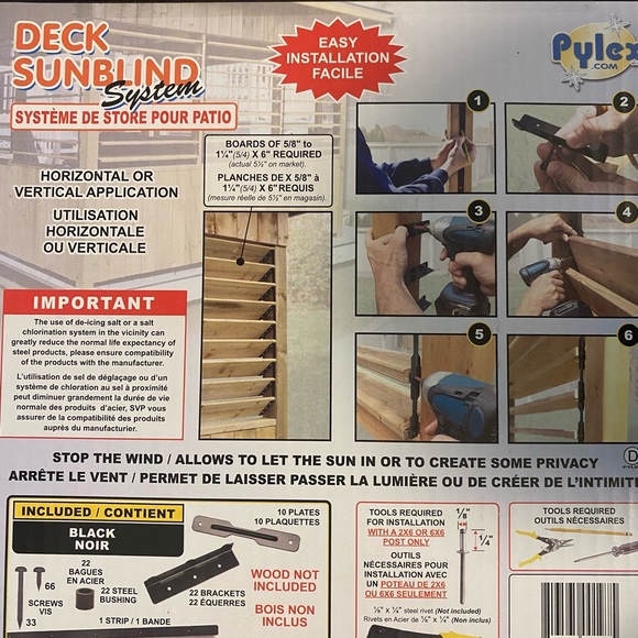 Deck blind louver kit - Picture 5 of 6